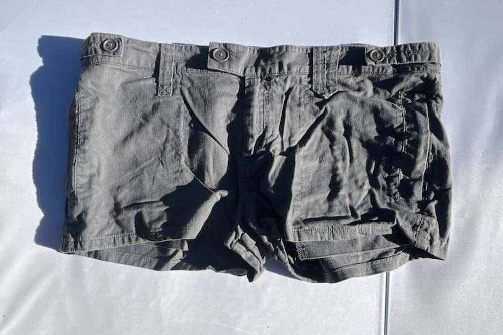 Joe's Jeans Cargo Shorts Size 30 Gray Cotton Utility Pockets Y2K